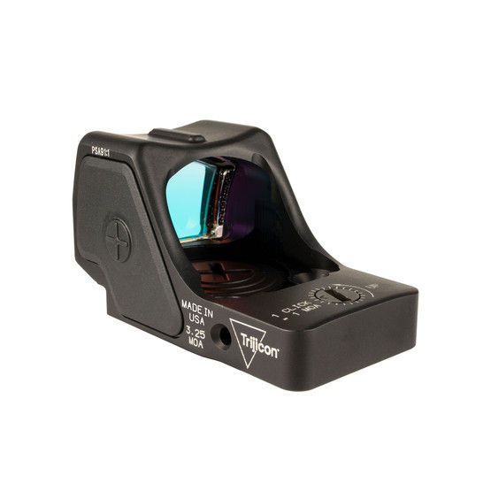 Trijicon RMR HD red dot sight with 3.25 MOA complex reticle.